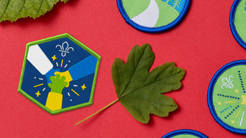 Squirrels showing their badges